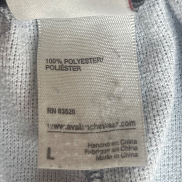 Avalanche Athletic Sweatpants Elastic Waist Fleece Lined Mens Large Gray - Picture 7 of 9